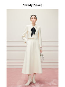 Wool Ribbon Short Jacket