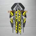 STIKER STRIPING MOTOR AEROX 155 VVA 2021 ABU KUNING. 