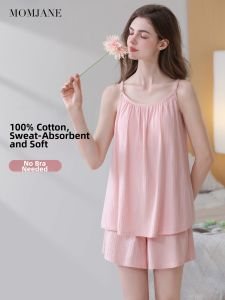Mom Jane | Maternity Nursing Pajama Set Cotton Summer Breastfeeding Sleepwear Set