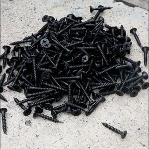 Drywall Black Screw for Wood Metal Pangkahoy Self-tapping Hardiflex inches Wood Metal Screw
