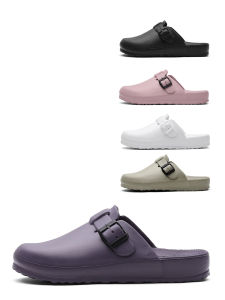 EVA House Slippers Womens Indoor Soft Bottom Large Size Bökken Shoes Anti-Slip Waterproof Home Use Comfortable Slip-On Sandals