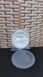 Toli Disposable Plate Plastic/PP Plate / 7 / 9 /10 Inch Plastic Plate / Pinggan Plastik Pakai Buang