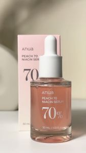 Anua Peach 70% Niacinamide Serum Oil Control Pimple Acne Mark Remover For Lady 30 ML