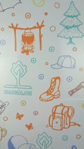 Topi SANGALAKI Sportcap Square Orange Army