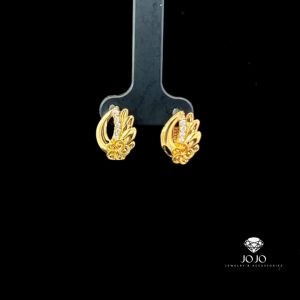 B1615 Bông tai nữ thiết kế sang trọng đính đá cz cao cấp sáng lấp lánh JOJO