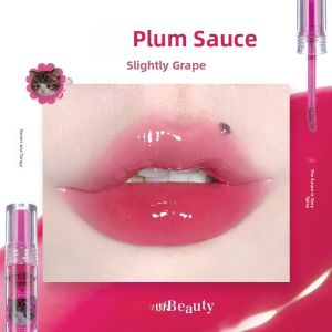 Flortte Initial Kiss Jelly Lipstick Heart Shaped Stick Gift Box Lip Gloss Long Lasting Color Boosting Moisturizing Any Skin Type