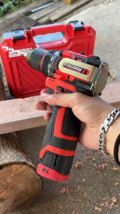 MASARU รุ่น MSR-CD205 สว่านไฟฟ้าไร้สาย สว่านกระแทกไร้สาย 48V สว่านไร้สาย 2 ระบบ ปรับสปีดได้ ไขควง งานเจาะ งานสกรู พร้อมอุปกรณ์ 24 ชิ้น