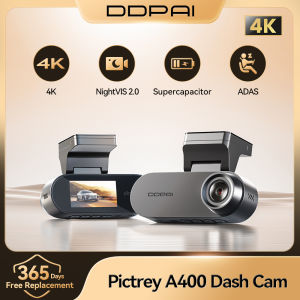 Pictrey A400 4K Dash Cam 1.9" IPS Screen WiFi App Control Night Vision 24H Parking Mode Car DVR Recorder 2025 New Model