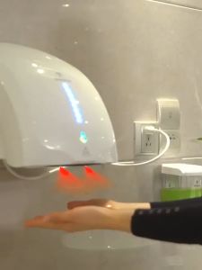 Máy sấy tay tự động máy làm khô tay cảm biến hồng ngoại sử dụng an toàn tự tắt nguồn ở nhiệt độ cao tránh gây nguy hiểm