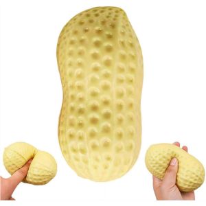 Peanut Squishies Stress Balls Fidget Toys Anxiety Relief Squeeze Dough Ball Soft Squeeze Decompression Toy for Adults Kids