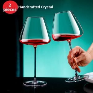 Wine Glass High Footed Crystal Glass Large Capacity Single Piece