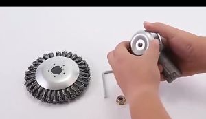 6/8 Inch Kepala Sikat Baja Pisau Mesin Potong Rumput Kawat Baja Mata Bulat