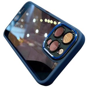 DAIMANG | เคสโทรศัพท์สำหรับ iPhone 14 Pro Max แบบโปร่งใส มีรูแม่นยำ ป้องกันแรงกระแทก ใหม่ ดีไซน์เรียบง่าย คู่รัก สูง cấp