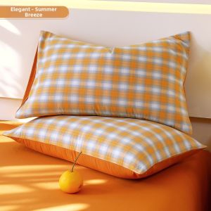Kiss Dear | Washed Cotton Pillowcase Set