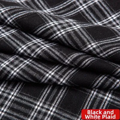 English Style Color Woven Flannel Fabric Plaid Cloth