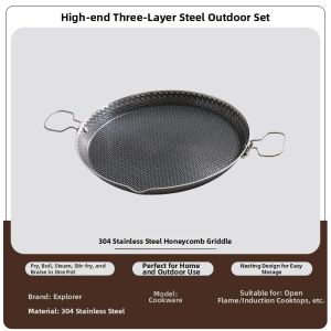 TanXianZhe | Stainless Steel Camping Cookware Set