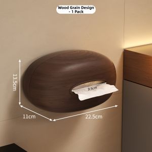 Kaman | Wall-mounted Tissue Box Organizer Luxury Toilet Paper Holder