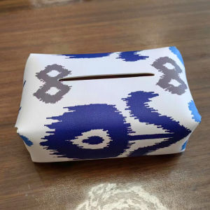 Creative Leather Tissue Box Ethnic Style Living Room Car Mounted Automobile Household Storage Organizer Box