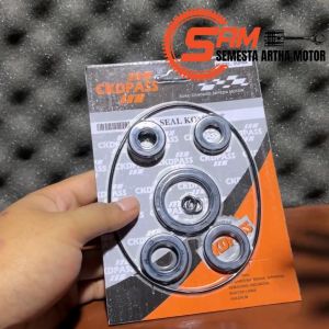 CKDPASS Seal Set Motor Supra Karet Sil Oli Lengkap Motor Honda
