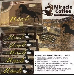 5 Sachets Sabah Brand Imported Made from Malaysia Pampagana Pampatigas Sabah Miracle Energy Coffee Legit Effective Enhancement for Men and Women