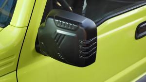 1Pair For Suzuki Jimny JB64 JB74 2018 2019 2020 2021 2022 2023 2024 2025 2026 ABS Matte Black Car Rearview Mirror Cover LHD RHD