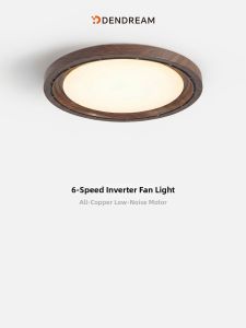 DENGJIAN | Smart Remote Controlled Bladeless Ceiling Fan Light for Bedroom