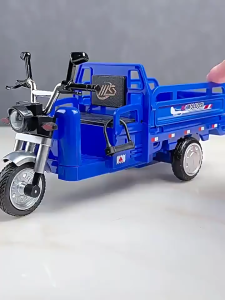 Mô Hình Xe Ba Bánh Hợp Kim Chở Hàng – Xe Giao Hàng Mini Mới Nhất 2025