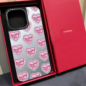 Caseti Collaborative Colorful Heart iPhone 17 pro Max Case Anti-Fall Magnetic Absorption Compatible with Apple 16 plus Celebrity 15 Female 14 Female 13