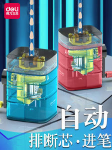 Máy Xay Bút Chì Deli Máy Xay Bút Chì Cầm Tay Tự Động Máy Xay Bút Chì Đa Năng Cho Học Sinh Tiểu Học Thiết Kế Hoạt Hình Đơn Giản