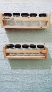 rak bumbu serbaguna free toples 5pcs