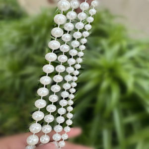 พวงมาลัยลูกปัดอะคริลิกแบบคล้ายตุ๊กตาเจ้าสาว ตกแต่งห้องนอนสไตล์ยุโรป ลูกปัดไหล่กันและกันแบบลำลอง