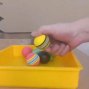 MAINAN KUCING BOLA BULU TIKUS BERWARNA PELANGI UNTUK KITTEN ELASTIS RENDAH AKSESORIS KITTEN