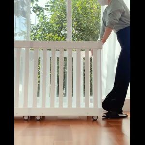 LLC คอกสุนัข Takemehom รุ่น Mobile Double ขนาด(รวมล้อ) W136xD71xH75.4 cm มีล้อ MDB