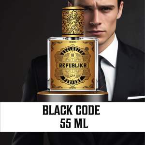 REPUBLIKA AMANI BLACK CODE PARFUM MEN 55ML