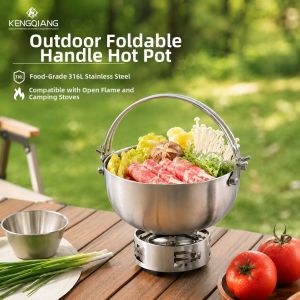 RONGCHUAN | Foldable Stainless Steel 316L Outdoor Pot