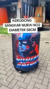 Kerodong Singkir Sublim Karakter Superhero/Manga Seri Modern Ukuran Medium