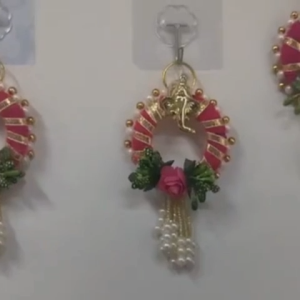 Traditional Reusable Shubh Labh Hanging for Door Entrance & Wall Décor | Auspicious Diwali & Festival Decoration | Pack of 2 Pcs (Size - 6 Inches)
