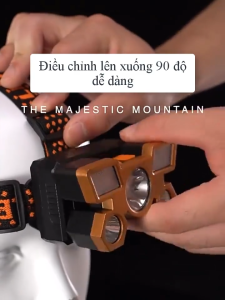 Đèn pin đội đầu 5 bóng siêu sáng với khả năng chiếu xa mạnh mẽ trang bị 5 led công suất lớn