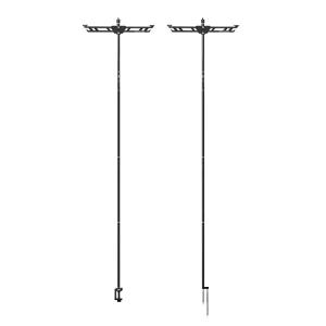 Bear Symbol | Aluminum Multi-Position Camping Light Stand