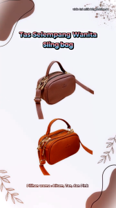 #CROWN BAG# Premium Tas Selempang Wanita 16-7024 Sling Bag Cewek Kekinian