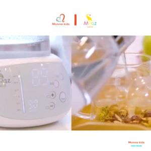 Bình Đun Nước Pha Sữa MOAZ BÉBÉ MB002 1L Pha Sữa / Trà / Cafe Khử Clo Duy Trì Nhiệt Độ 24h
