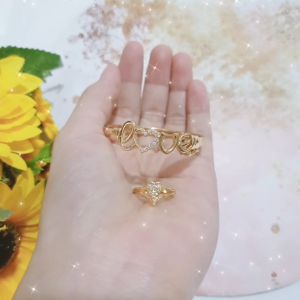 SET GELANG ANAK MOTIF MATA GRATIS CINCIN 2 IN 1/KSET-4231