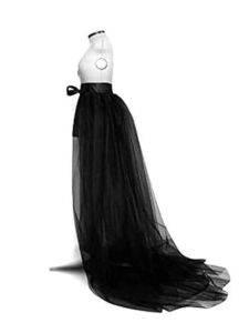 Váy Lưới Đen Nửa Thân Cho Tiệc Tùng Cưới Váy Chữ a Không Xếp Ly Polyester Váy Dài Thường Ngày Mùa Xuân