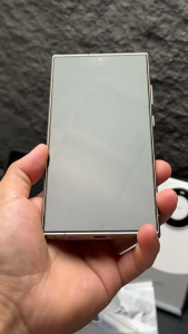 Brother Huang Samsung S24 Ultra Tempered Glass Screen Protector Full Coverage AR Anti-Glare Quick Unlock 9H Hardness Anti-Fingerprint Anti-Drop Instant Bubble-Free Installation