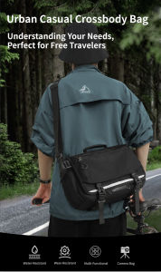 Tigernu 8953 chống sốc ban đầu Túi Đeo Chéo không thấm nước Túi cho túi đeo nam túi đựng tài liệu máy ảnh kỹ thuật số Túi nhỏ túi phù hợp với 11inch iPad