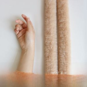 40mm Super Thick Dense Handmade DIY Cute Rabbit Dog Doll Toy Gift Twist Sticks Rabbit Fur Velvet Strip Simulation Craft Supplies