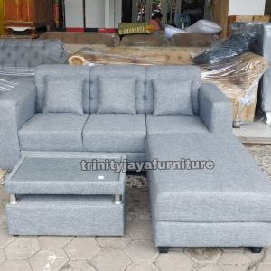 PROMO!!! Sofa L Putus Kancing /trinityjayafurniture