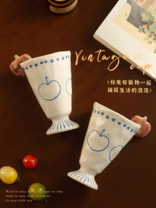 แก้วกาแฟเซรามิก ทรงสุดเก๋ สำหรับผู้หญิง สำหรับใช้ในออฟฟิศ แก้วดื่มน้ำ แก้วกาแฟ ของขวัญวันเกิด ของขวัญวันแม่