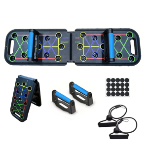 Foldable Multi-Functional Push Up Board Chest Abs Training Equipment Portable Home Gym Fitness Tool for Men Core Workout