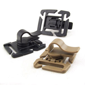 Outdoor Water Bag Tube Strap Buckle MOLLE System Webbing Neutral 8-Segment Adjustable Backpack Water Pipe Clip Inner Pot Accessories